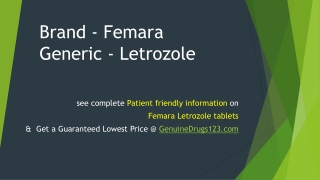 Letrozole Femara 2.5 Mg Tablet Cost, Dosage, Uses, Side Effects