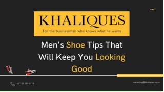 Men's Shoe Tips That Will Keep You Looking Good