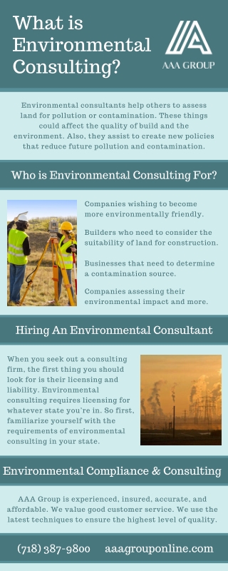 Importance of Environmental Consulting - AAA Group