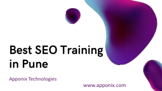 SEO training in Pune