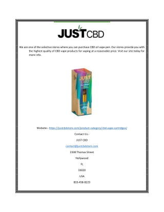 Buy exclusive cbd oil vape pen & products|justcbdstore.com