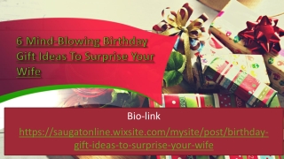 6 Mind-Blowing Birthday Gift Ideas To Surprise Your Wife