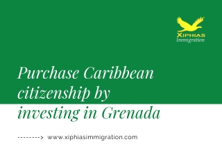 Purchase Caribbean Citizenship by Investing in Grenada