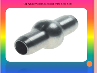 Top Quality Stainless Steel Wire Rope Clip