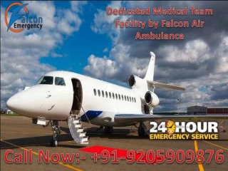 Get Useful Medical Tools Facility by Falcon Air Ambulance in Delhi and Kolkata, India