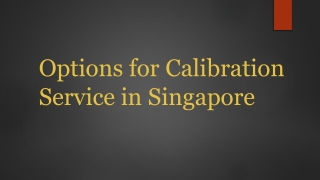 CALIBRATION SERVICE TRACEABLE TO NIST STANDARDS