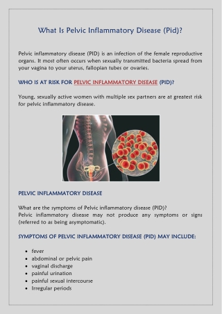 What is Pelvic inflammatory disease (PID)?