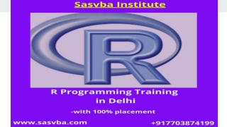 R Programming Course in Delhi