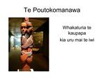 Te Poutokomanawa