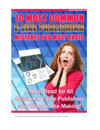 10 Most Common E-Zine Publishing Mistakes You Must Avoid