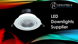 LED Downlights Supplier in UAE