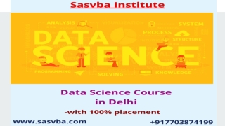 Data Science Course in Delhi/NCR
