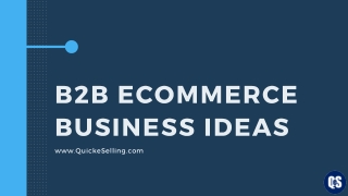 Online Best B2B Business Ideas 2021