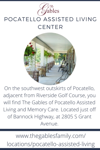 Pocatello Assisted Living - The Gables Assisted Living