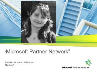 “ Microsoft Partner Network”