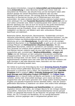 German species protection program CESRPP