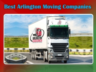 Best Arlington Moving Companies