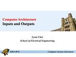 Lynn Choi School of Electrical Engineering