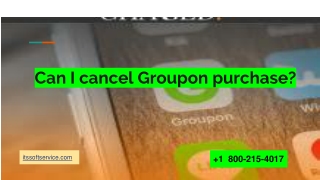 Groupon refund