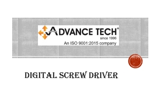 Buy Digital Screw Driver In Delhi