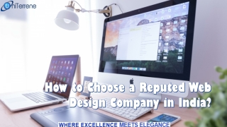 How to Choose a Reputed Web Design Company in India?