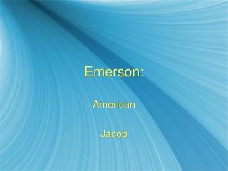 Emerson: