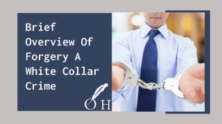 Brief Overview Of Forgery