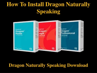 How To Install dragon naturally speaking