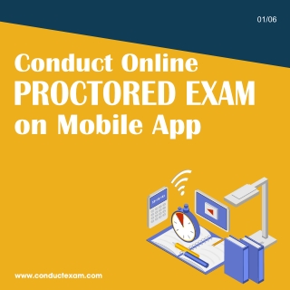 Conduct Online Proctored Exam on Mobile App