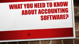 What You Need to Know About Accounting Software?