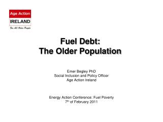 Fuel Debt: The Older Population