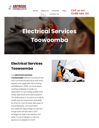 Electrical Services Toowoomba