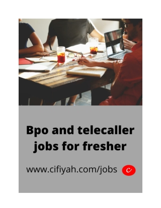 Work from home bpo and telecaller jobs for fresher