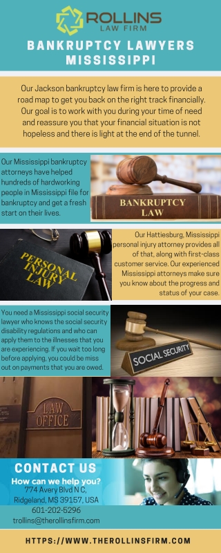 Bankruptcy Lawyers Mississippi | The Rollins Law Firm