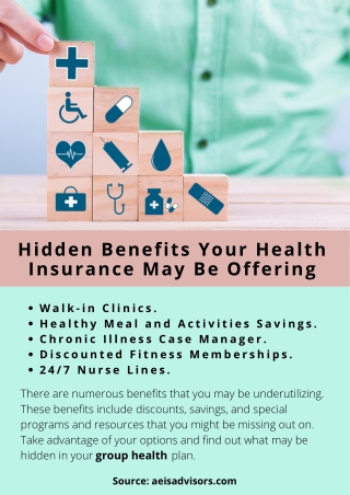 Hidden Benefits Your Health Insurance May Be Offering