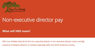 Non-executive director pay