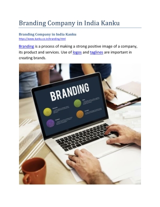 Branding Company in India Kanku