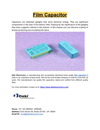Film Capacitor