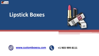 Printed Personalized Branded Lipstick boxes in USA