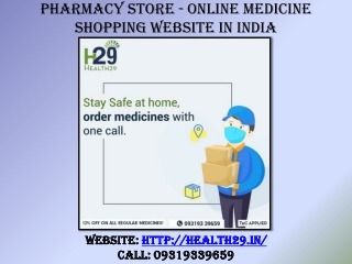 Pharmacy Store - Online Medicine Shopping Website in India