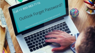 Did you forgot your Outlook Password? Call 1 8009837116