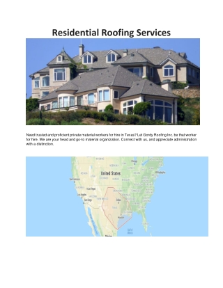 Roof Replacements in Texas