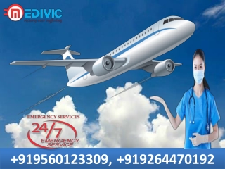 Hire Hi-Tech and Low-Cost Air Ambulance Service in Patna by Medivic