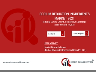 Sodium Reduction Ingredients Market
