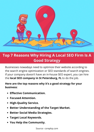 Top 7 Reasons Why Hiring A Local SEO Firm Is A Good Strategy