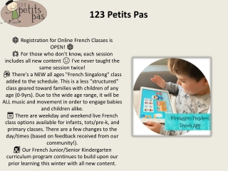 Our French Learning Products - Online Children’s French Classes