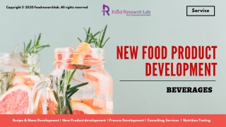 Beverage Product Development | Formulation Companies