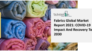 Fabrics Market, Industry Trends, Revenue Growth, Key Players Till 2030