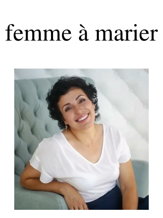 femme à marier