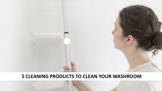 5 Cleaning Products To Clean Your Washroom